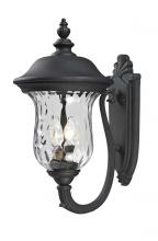  533M-BK - 2 Light Outdoor Wall Light