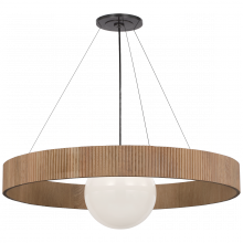  WS 5002BZ/NO-WG - Arena 53" Ring and Globe Chandelier