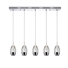  5077P28C-RC - Perrier 5 Light Multi Light Pendant With Chrome Finish