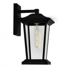  0413W8-1-101 - Leawood 1 Light Black Outdoor Wall Light