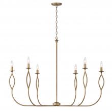  452563ML - 6-Light Chandelier in Mystic Luster