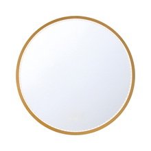  48094-023 - Cerissa 30" Round Mirror in Gold