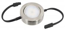  MVP-1-30-NK-B - MVP LED Puck Light, 120 Volts, 4.3 Watts, 235 Lumens, Nickel