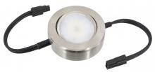  MVP-1-NK-B - MVP LED Puck Light, 120 Volts, 4.3 Watts, 200 Lumens, Nickel