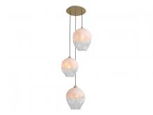  HF8143-BB-WH - Sonoma Ave. Collection 3 Light Pendant Cluster