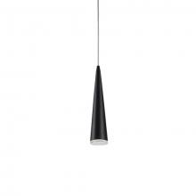  401214BK-LED - Mina 12-in Black LED Pendant