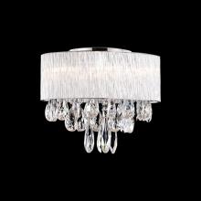  544006 - Six Lamp Ribbed Glass Rod Shade Ceiling