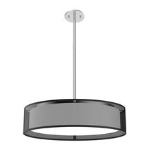  PD7920-BOR - Dalton 20-in Black Organza LED Pendant