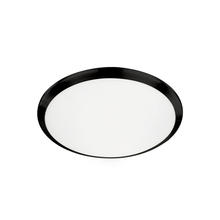  FM1512-BK - Malta 12-in Black LED Flush Mount