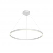  PD87132-WH-UNV-010 - Cerchio 32-in White LED Pendant