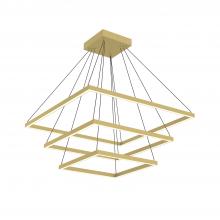  CH88332-BG - Piazza 32-in Brushed Gold LED Chandeliers