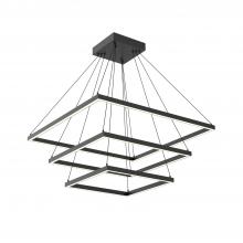  CH88332-BK - Piazza 32-in Black LED Chandeliers