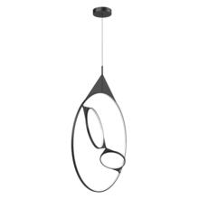  PD84336-BK - Serif 36-in Black LED Pendant