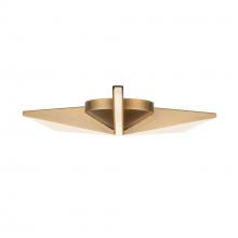  FM64218-VB - Tachi 18-in Vintage Brass LED Flush Mount