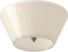  FM45710-BN/GO - Holt 10-in Brushed Nickel/Glossy Opal Glass LED Flush Mount