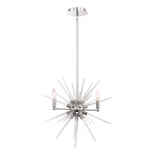  CD10178-4-CH - 4-Light 20" Sputnik Chandelier