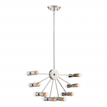  CD10180-16-PN - 16-Light 21" Arm Chandelier