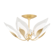  4805-GL - 5 LIGHT SEMI FLUSH