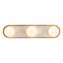  WV320323VB - Alonso 23-in Vintage Brass LED Wall/Vanity