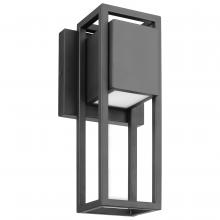  62/1653 - Supreme; 10W LED; Small Wall Lantern; Matte Black Finish