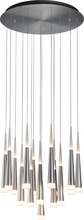  PP120105-AL - Meteor Round Chandelier, Multi-Tier Chandelier