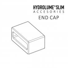  DI-HLS-EC-10 - HYDROLUME Slim - End Cap White - 10 Pack