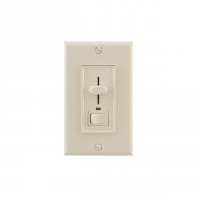  DI-1151-LA - REIGN Wall Mount LED Dimmer - Full Slide, Light Almond