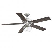  M2009BN - 52" 1-Light Ceiling Fan in Brushed Nickel