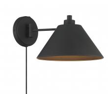  M90086MBK - 1-Light Wall Sconce in Matte Black