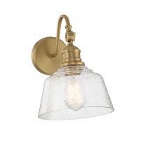  M90092NB - 1-Light Wall Sconce in Natural Brass