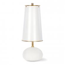  13-1550WT - Regina Andrew Hattie Concrete Mini Lamp (White a