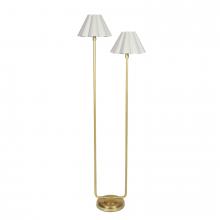  14-1066NB-WT - Regina Andrew Polly Floor Lamp (Natural Brass wi