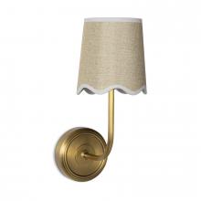  15-1167NB - Regina Andrew Ariel Sconce (Natural Brass)