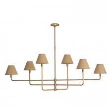  16-1454NB-RAT - Regina Andrew Polly Metal Chandelier (Natural Br