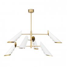  16-1496WTNB - Regina Andrew Vest Chandelier (White and Natural