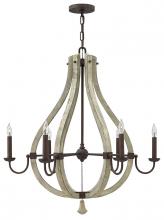  FR40576IRR - Medium Open Frame Single Tier Chandelier