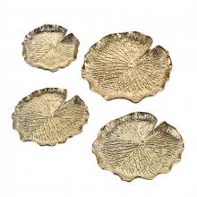  H0017-10427/S4 - Lilypad Bowl - Set of 4 Gold