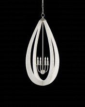  9000-0769 - Arietta White Teardrop Chandelier