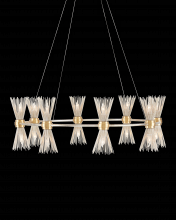  9000-0842 - Novatude Gold & Silver Chandelier