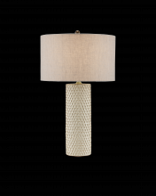  6000-0819 - Polka Dot Ivory Table Lamp