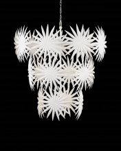  9000-1114 - Bismarkia Large White Chandelier