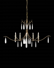  9000-0810 - Marshallia Small Gold Chandelier