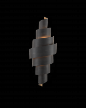  5000-0112 - Chiffonade Black Wall Sconce