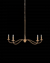  9000-0848 - Saxon Small Tan Chandelier