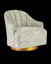  7000-0742 - Inga Swivel Chair, Cindaria Celadon